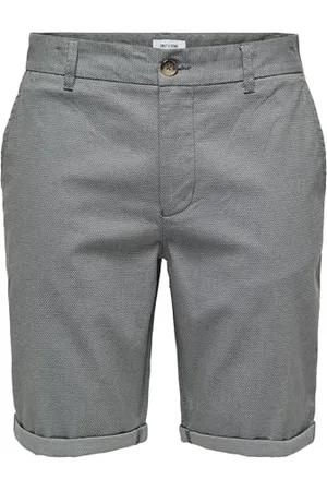 Only & Sons Herren ONSPETER Dobby 0058 Shorts NOOS Chinoshorts, , XXL