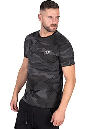Alpha Industries Herren Backprint T-Shirt, , M