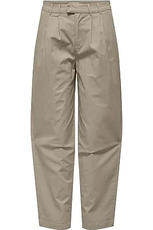 ONLY Damen Onlevelyn Hw Loose Pleat Chino PNT Noos Hose, , L / 30L
