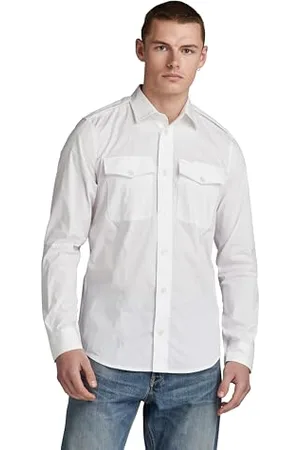 G-Star RAW Herren Tux Marine Slim Hemd, , L