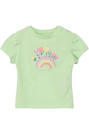 QS by s.Oliver Mädchen 2142883 T-Shirt, grün, 68