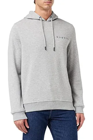 Bugatti Herren Kapuzenpullover Modern Fit Respect Nature Hoodie aus Organic Cotton Sweatshirt