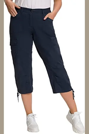 Ulla Popken Damen 7/8 Cargohose, , 50W / 32L