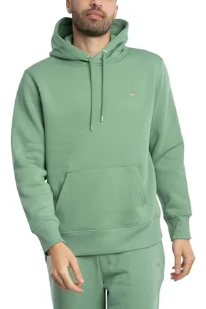 GANT Herren REG Shield Hoodie Kapuzenpullover, , 56