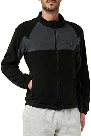 JACK & JONES Herren JCOMONO Fleece Jacket Fleecejacke, Black, l