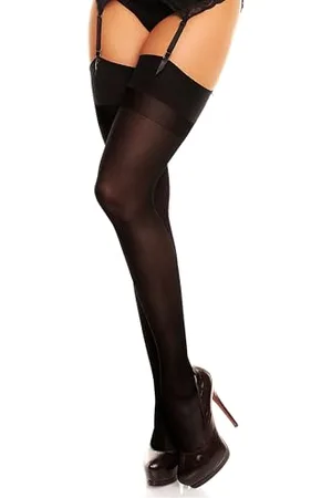 Glamory Damen Noir 60 Strapsstrümpfe, , L-(44-46)