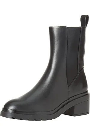 Amazon Damen Chelsea-Stiefel mit klobiger Sohle, , 39.5 EU