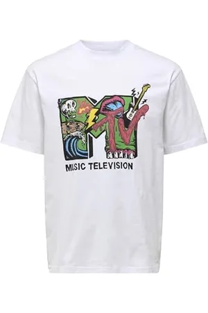 Only & Sons Male T-Shirt Locker geschnitten Rundhals T-Shirt