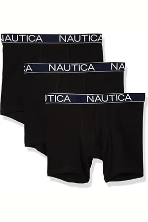 Nautica Herren 3-Pack Classic Cotton Stretch Boxer Briefs Retroshorts, , X-Large