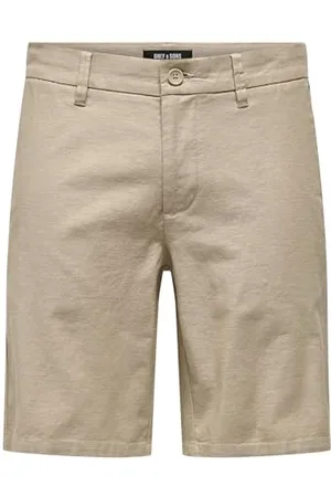 Only & Sons Herren Shorts Chino Summer Bermuda Pants Kurze Freizeit Trousers, Farben: , Größe:M