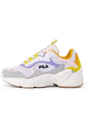 Fila COLLENE CB Kids Sneaker, White-Snake Eye-Sweet Lavender, 30 EU