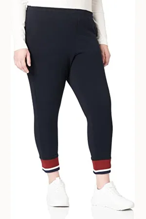 Tommy Hilfiger Damen Relaxed Global Stripe Pant S10S101511 Strickhosen, , S