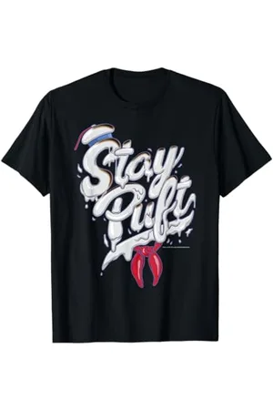 Ghostbusters Stay Puft Marshmallow Man Style Font T-Shirt T-Shirt