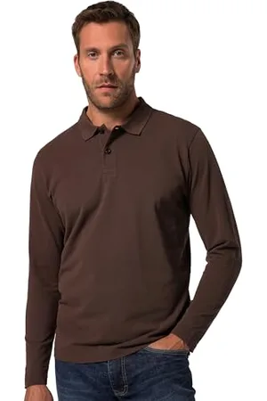 JP 1880 Herren große Größen Übergrößen Menswear L-8XL Poloshirt, Basic, Langarm, Piqué, bis 8 XL XXL 799230115-XXL