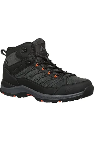 mc kinley McKinley Herren Kona V Mid AQX Wander-Schuh, Black/Anthracite/Red, 45 EU