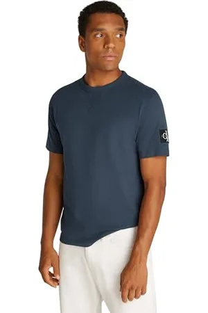 Calvin Klein Herren Badge Regular Tee J30J323484 Kurzarm Strickoberteile, , XXS