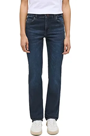 Mustang Damen Jeans Hose Crosby Relaxed Straight