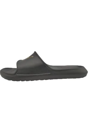 PUMA Unisex Divecat V2 Lite Cat Schiebe-Sandalen, Team Gold Schwarz, 37 EU