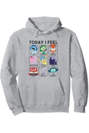 Disney Pixar Inside Out 2 Today I Feel... Emotions Panels Pullover Hoodie