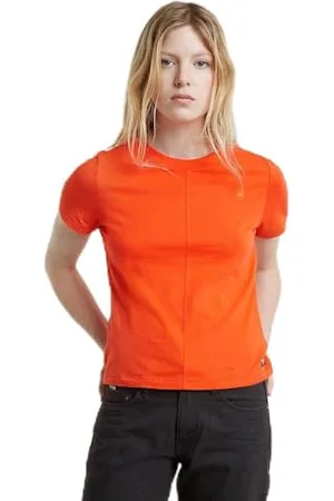 G-Star Damen Overdyed Front Seam Top, , S