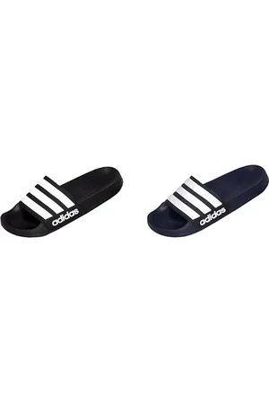 adidas Unisex Adilette Shower Slipper, Schwarz, 42 EU Herren Adilette Shower Slipper, Blau, 42 EU