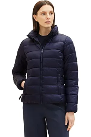 TOM TAILOR Damen 1038338 Lightweight Steppjacke, 30025-navy Midnight Blue, M