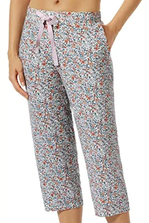 Schiesser Damen Mix & Relax Jerseyhose 3/4 Lang Pyjamaunterteil, , 36
