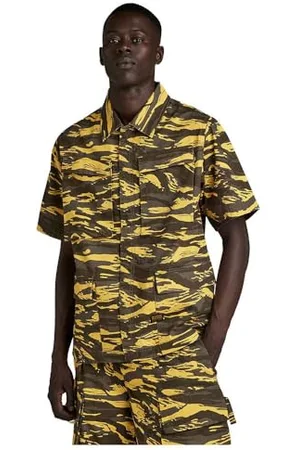 G-Star RAW Herren R-3N Slim Overshirt Allover, , XL