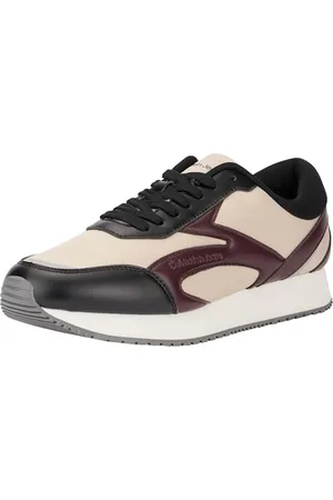 Calvin Klein Jeans RETRO RUNNER MULTILAYER Turnschuhe Herren, Beige (Eggshell/Bitter Chocolate), 45 EU