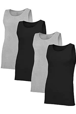 Fruit Of The Loom Herren Tag-Free Cotton Undershirts Unterhemd, , X-Large (4er Pack)