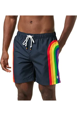 Original Penguin Herren SWM Pride Box Rainbo Badehose, , Verschiedene Größen