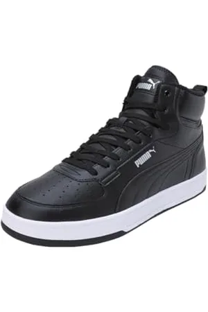 PUMA Unisex CAVEN 2.0 MID WTR Sneaker, Black Silver White, 38 EU