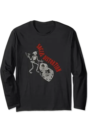 Social Distortion Offizielle Skelly Dice Langarmshirt