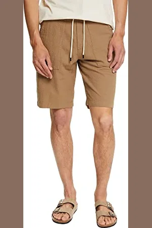 ESPRIT Herren 052ee2c301 Klassische Shorts, Beige, 33W EU