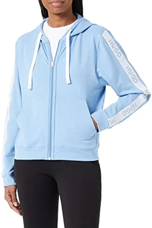 HUGO BOSS Damen Sporty Logo_jacket LOUNGEWEAR JACKET, , L EU