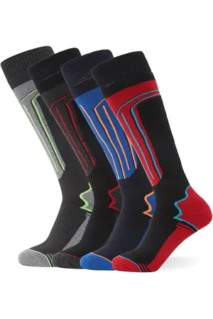 FM London Thermo-Skisocken für Männer und Frauen 4er-Pack - Ergonomische Passform für maximalen Komfort während der Aktivität, , 39-46 EU