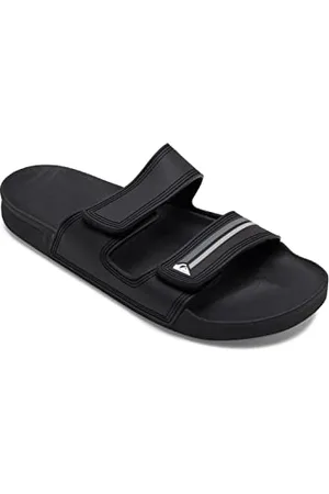 Quiksilver Herren Rivi Double ADJ Sandale, Black/Grey/Black, 39 EU