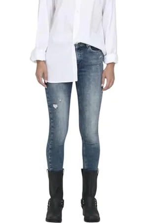 ONLY Female Skinny Jeans ONLBLUSH Mittlere Taille Skinny Fit Jeans