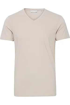 Casual Friday CFLincoln v-Neck t-Shirt Herren T-Shirt Kurzarm Shirt mit V-Ausschnitt Slim Fit, Größe:XXL, Farbe:Chateau Gray (154503)