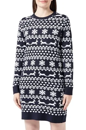 ONLY Damen Strickkleid Onlxmas Snowflake Ls Dress Cs KNT, , M