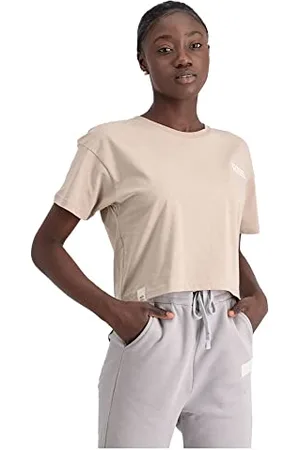 Alpha Industries Damen Organics OS T Wmn Cropped T-Shirt, , XS