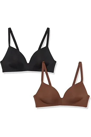 Amazon Damen Leicht gefütterter; bügelloser BH, 2er-Pack, , 90A