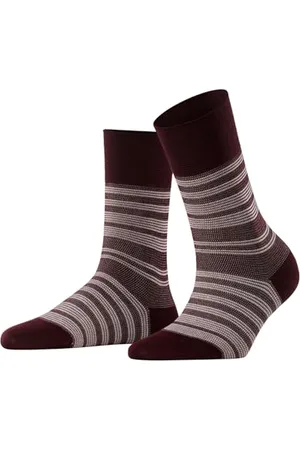 Falke Damen Socken Sensitive Sunset Stripe W So Lyocell mit Komfortbund 1 Paar, , 35-38