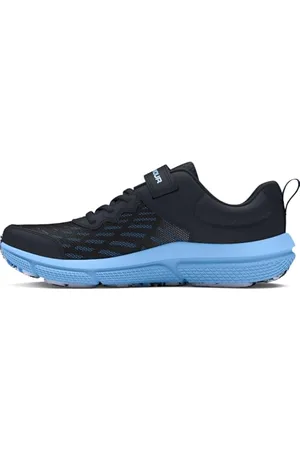 Under Armour Jungen UA BPS Assert 10 AC Laufschuhe, Black/Tech Blue/White
