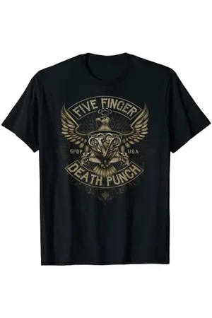 Five Finger Death Punch USA Eagle T-Shirt, , Unisex, Klassische Passform, Halbarm, T-Shirt, S
