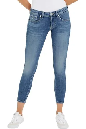 Tommy Hilfiger Damen Jeans Skinny Fit, Blau ( Medium), 33W/32L