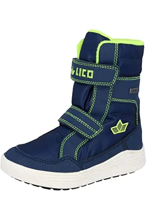 LICO Namsos V Jungen Schneestiefel, marine/lemon, 28 EU