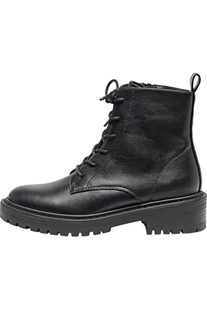 ONLY ONLBOLD-17 PU LACE UP BOOT - NOOS