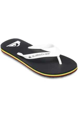 Quiksilver Herren Molokai Core Sandale, Black/Rasta, 47 EU