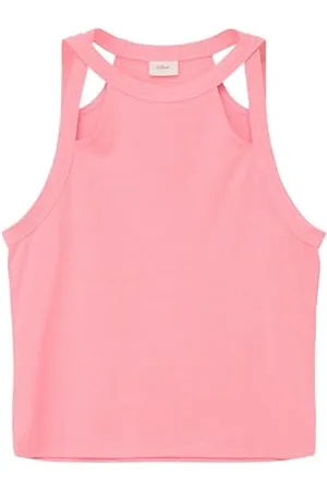 QS by s.Oliver Mädchen 2146128 Top mit Cut Outs, , M